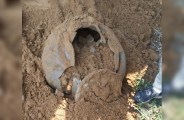 copper chari found in excavation in samod jaipur