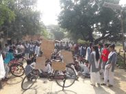 school locked  in sansad village