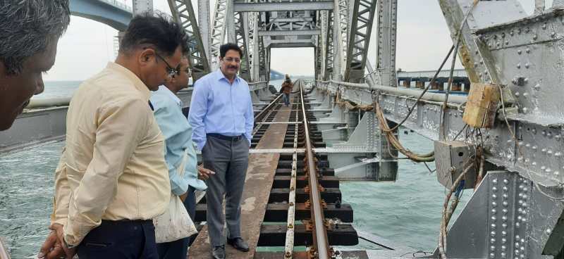 नए पंबन ब्रिज का काम मार्च 2023 तक होगा पूरा