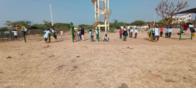 भामाशाह ने पोसीतरा विद्यालय में बनवाया ओपन जिम, स्कूली विद्यार्थी शारीरिक रूप से होंगे मजबूत