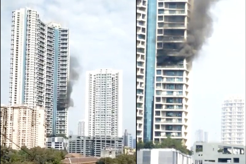 Mumbai Lower Parel Avignon Park building fire