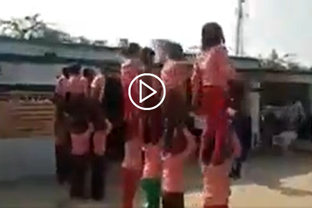 School Children performing an amazing parade like Soldiers, Video goes Viral on Social Media