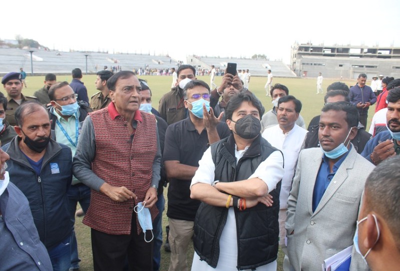 Shankarpur cricket stadium in gwalior