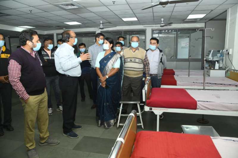 अहमदाबाद के अस्पतालों में मॉक ड्रिल, पहुंचे मंत्री और विधायक