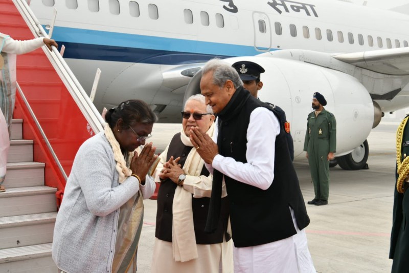President Droupadi Murmu Rajasthan Visit inaugurate Samvidhan Udyan
