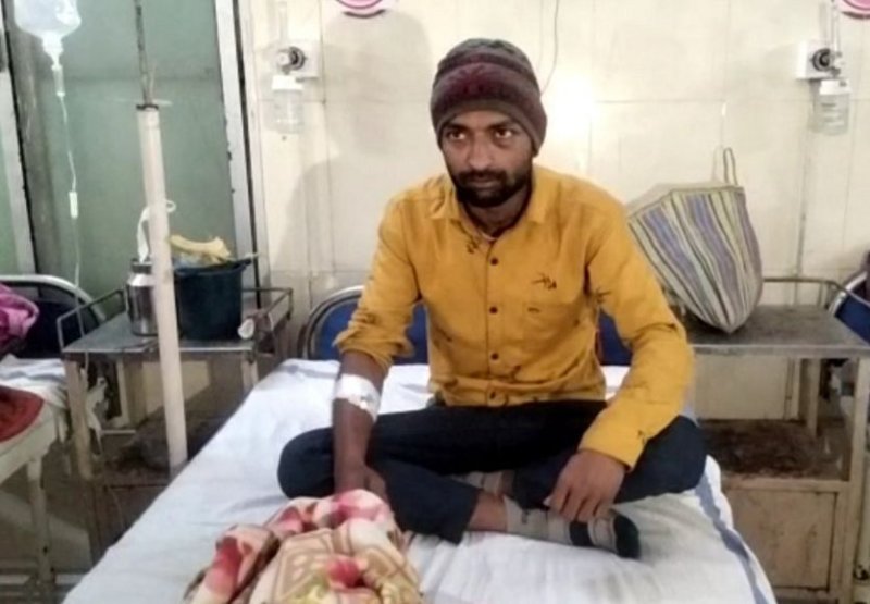 Police brutally beaten young man