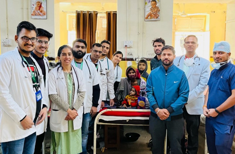 Ajmer News: One year old child Karthik got new life