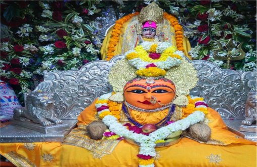 Unique temple of Mata Harsiddhi Devi