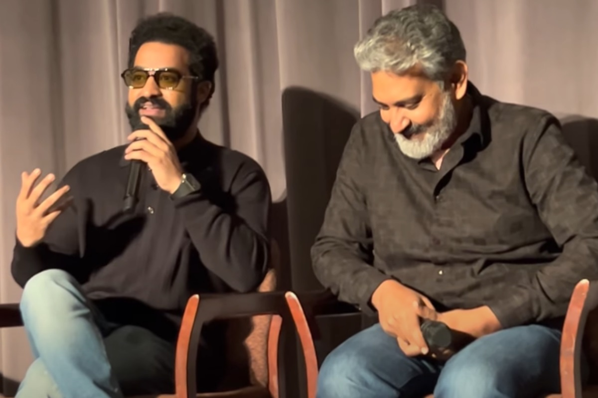 Jr NTR's American accent during an RRR interview with SS Rajamouli grabs eyeballs, get trolled