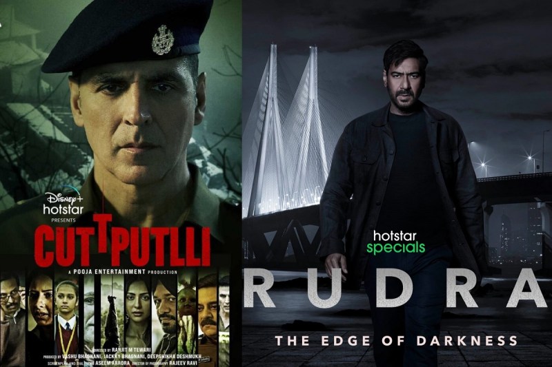 Akshay Kumar 'Cuttputlli' And Ajay Devgan 'Rudra' Became Most Watched Hindi Film And Web Series On OTT