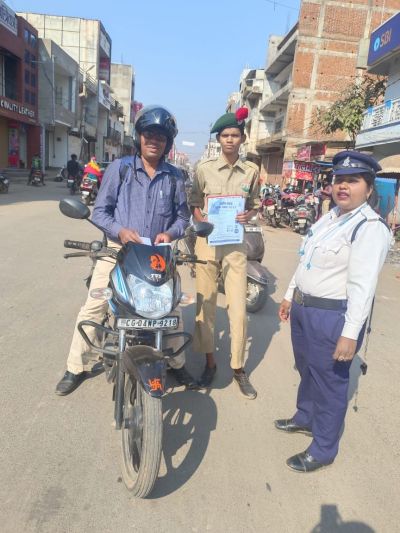 बस्तर में मनाया जा रहा है सड़क सुरक्षा सप्ताह