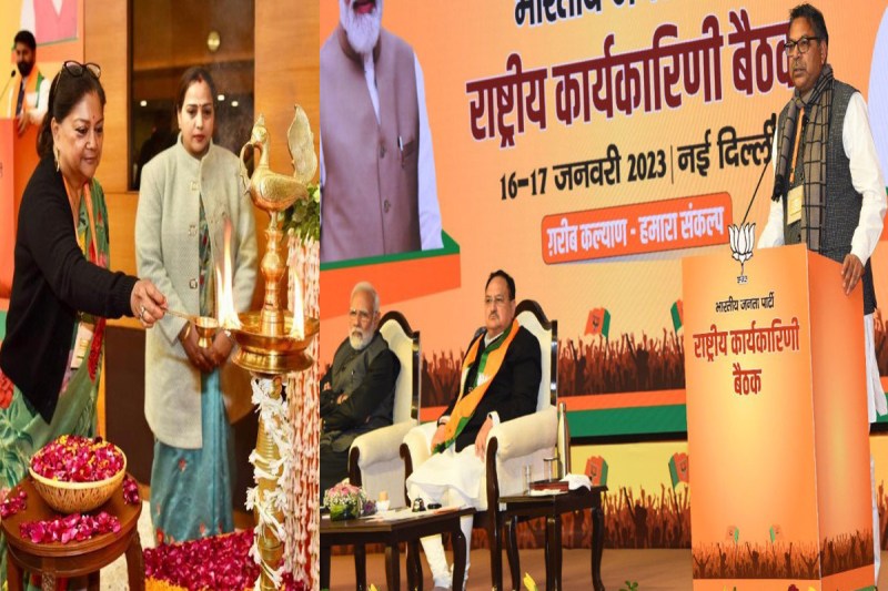 Rajasthan BJP in National Working Committee meeting with Modi Nadda