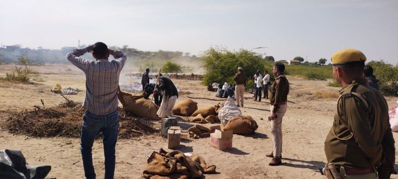 मालखाना भर गया, एक करोड़़ से अधिक का अवैध डोडा पोस्त नष्ट