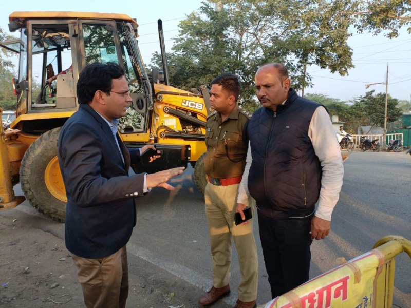 पहले अतिक्रमण हटाया अब शहर के 6 चौराहों पर सौंदर्यीकरण का काम शुरू