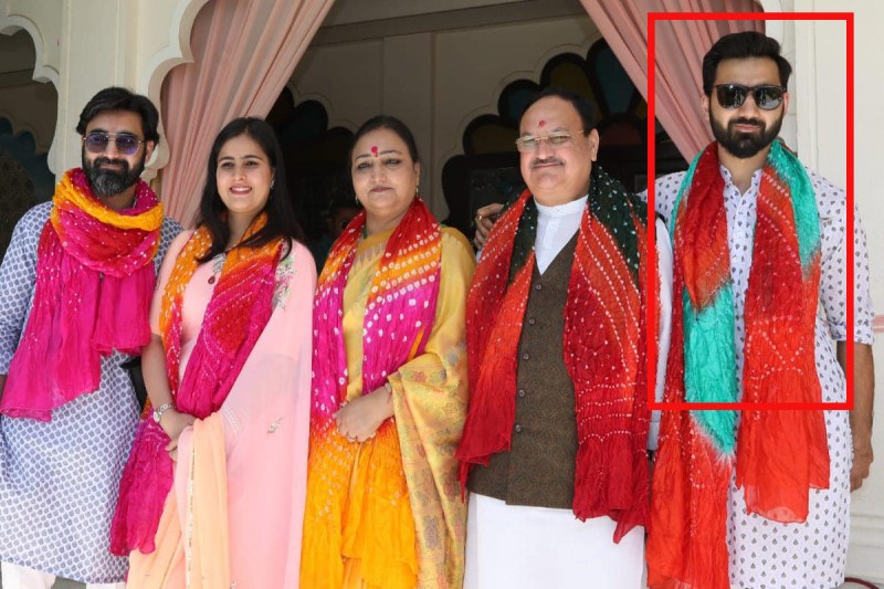 BJP President JP Nadda son Harish wedding ceremony in Jaipur