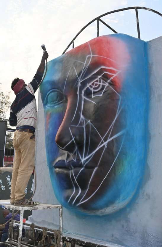 गणतंत्र दिवस  परेड़  के लिए झांकिया