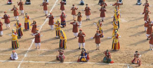Proudly waving the flag of India