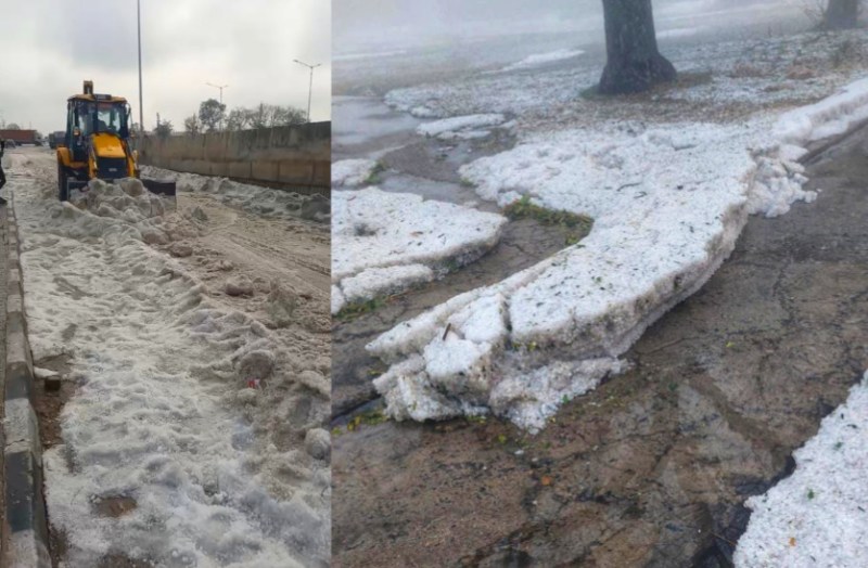 Hailstorm In Udaipur Rajasthan