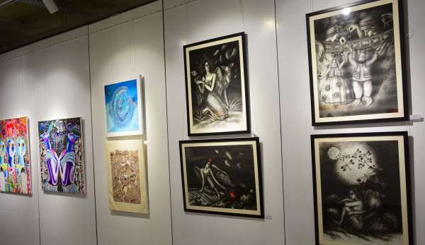 Artist Subrata Gangopadhyay brings Krishnapriyas alive on canvas with colors in his creation