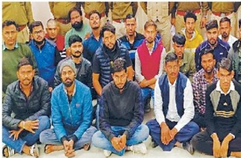 33 arrested for gangster on social media post like