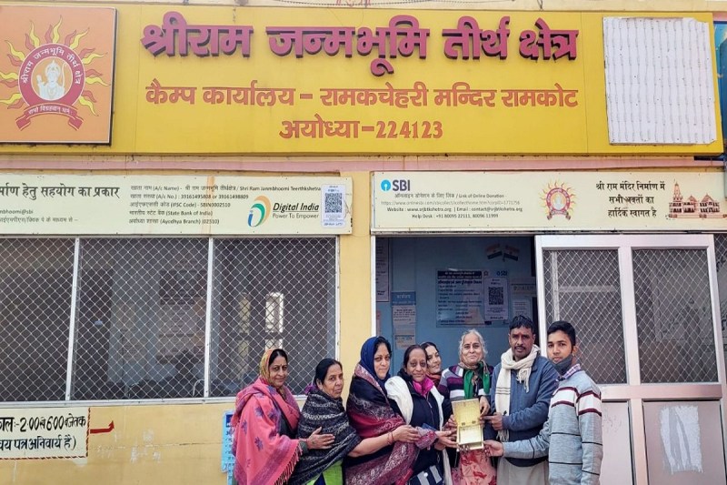 किराएदार ने राम मंदिर ट्रस्ट पर लगाया आरोप