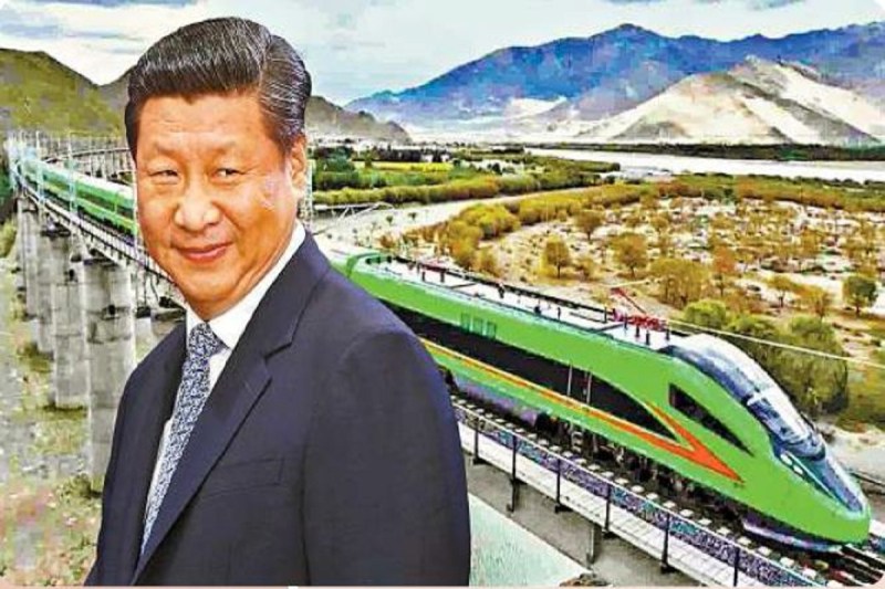 China to bring train network to LAC and Pangong lake