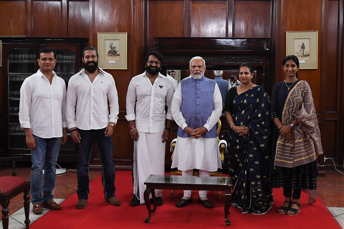 Kantara and KGF stars Yash, Ashwini Puneeth Rajkumar, Rishab Shetty Meet Prime Minister Narendra Modi At Bangalore