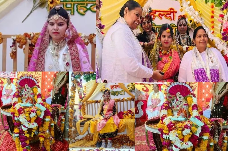Madhya Pradesh Unique Marrige: MBA pass girl married Lord Shiva, took seven rounds pomp