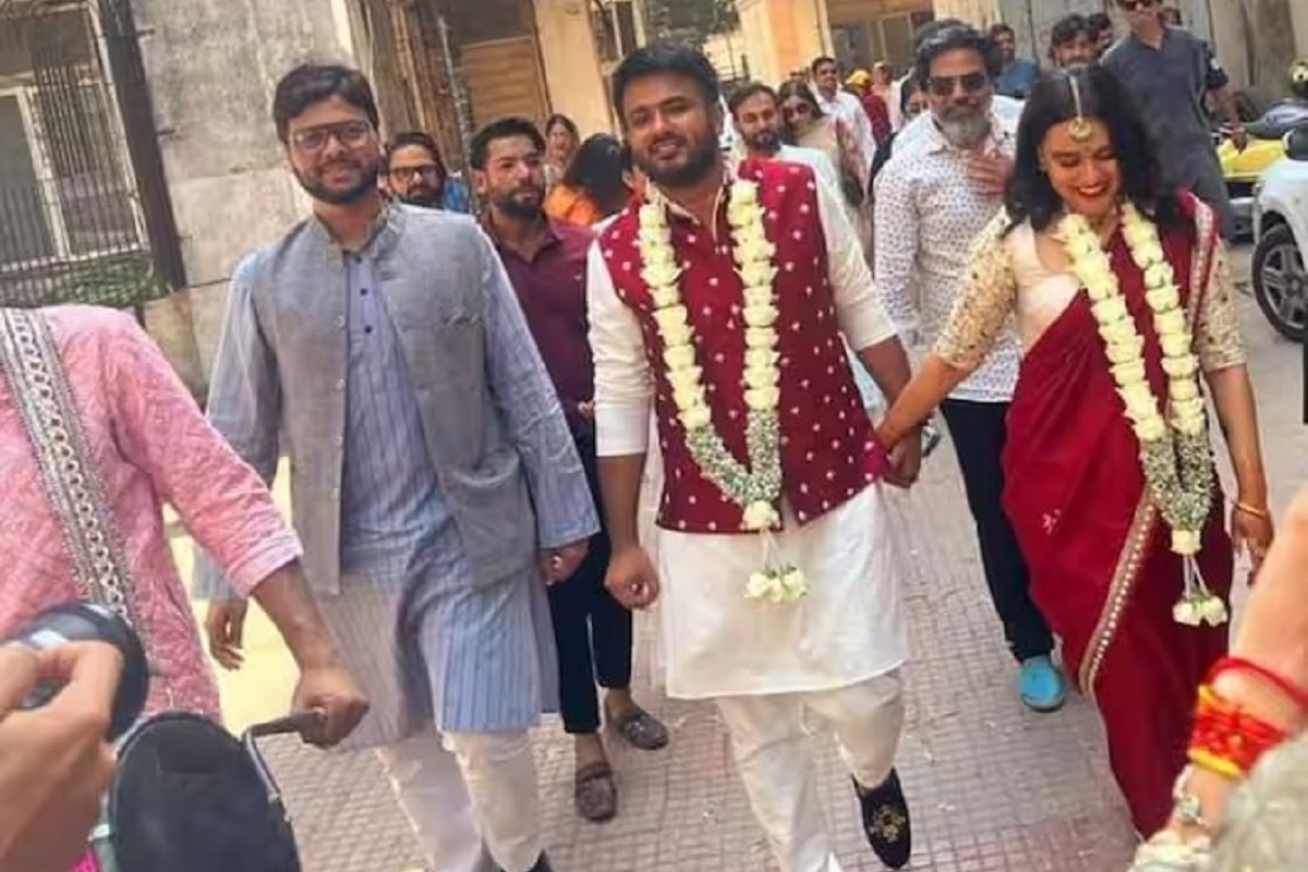Swara Bhasker ties knot with Samajwadi Party leader Fahad Ahmad in court wedding