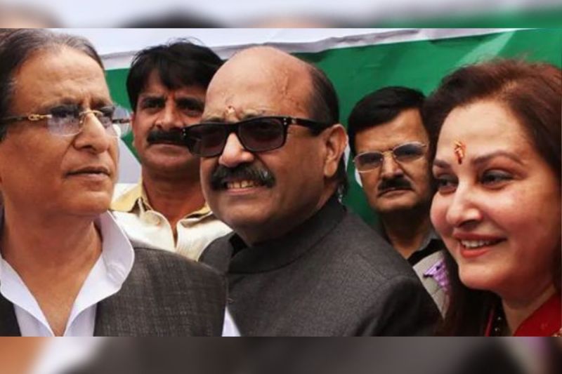 Azam Khan with Jaya prada and Amar singh