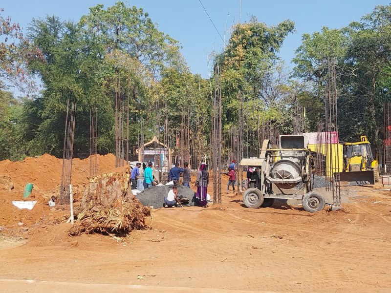 निर्माणाधीन रांझी तहसील कार्यालय