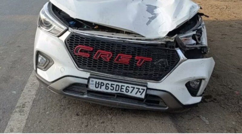 हाइवे पर तेज रफ्तार क्रेटा ने छह को कुचला, एक की मौत पांच गंभीर