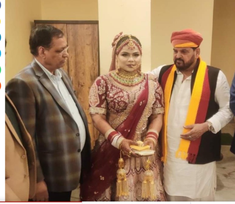 जिस महिला पहलवान ने किया था बृजभूषण सिंह का समर्थन, उसकी शादी में पहुंचें मेरठ, यौनशोषण के आरोप मामले में साधी चुप्पी