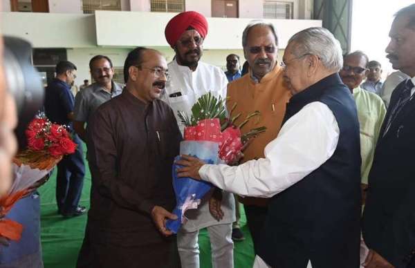 मनोनीत राज्यपाल बिस्वा भूषण हरिचंदन पहुंचे रायपुर