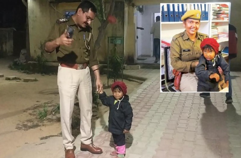 shahpura police: two year old child left unattended in shahpura