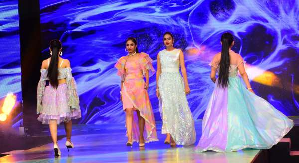 Indo western culture realized in fashion show