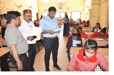 पहले दिन 84 दूसरे दिन 96 प्रतिशत बच्चों ने दी ओलम्पियाड परीक्षा