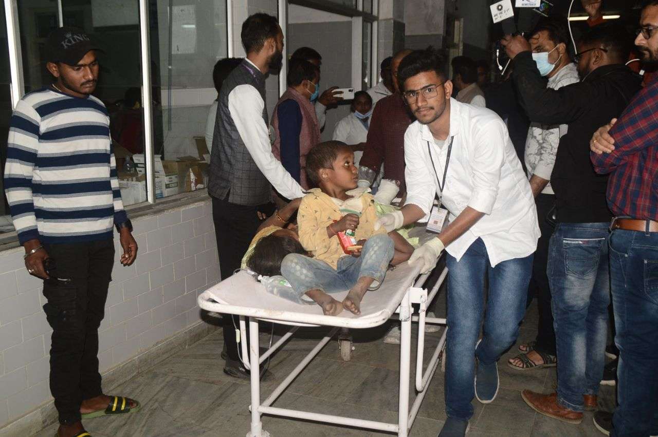 Mohania tunnel injured Sanjay Gandhi in hospital