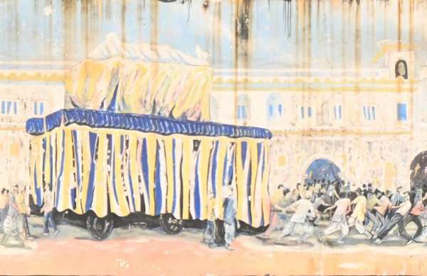 रायपुर। गीता नगर से रामनगर जाने वाली अंड़रब्रिज में सुन्दर चित्रकारी की गई थी। अब इन चित्रकारी का रंग फीका पड़ने लगा हैं। दिवार पर बने इन चित्रों के ऊपर कई नागरिको ने अपना संदेश लिख दिया हैं। यहां पर बहुत ही शानदार छत्तीसगढ़ के संस्कृति की झलक दिखाई गई हैं। सरगुजा से बस्तर तक की लोककला और महान ह​स्तियों की झलक इन दीवारों पर दिखाई देती हैं। 