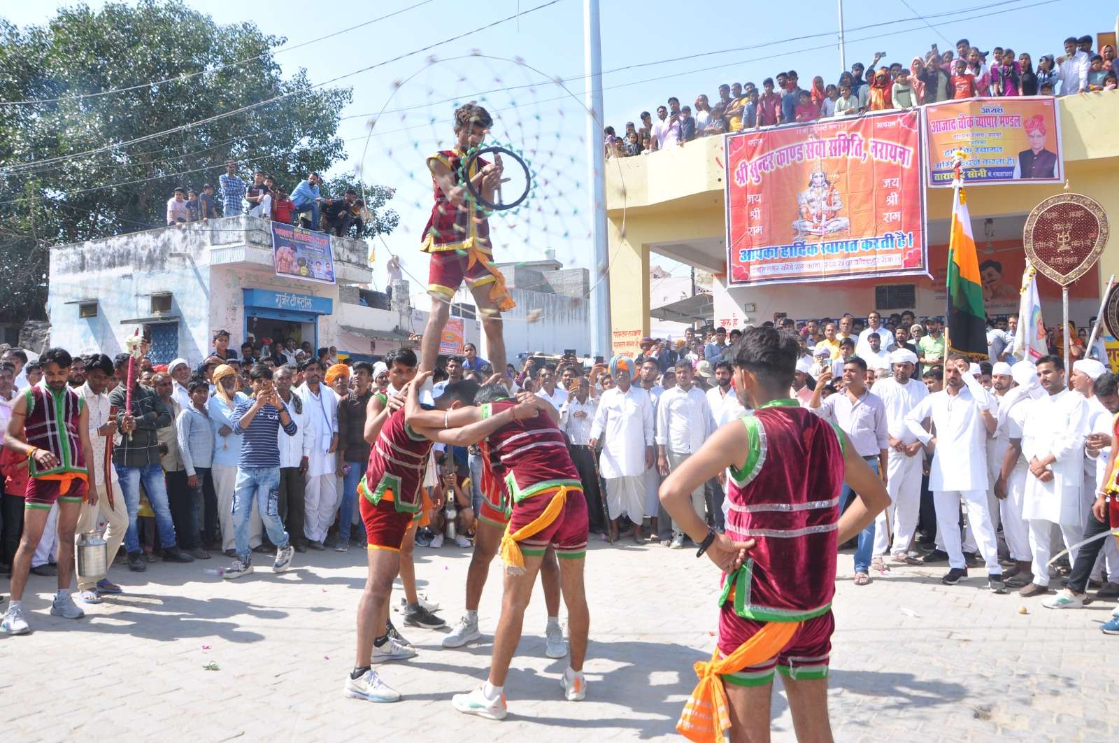 दादूराम सत्यराम : श्रीदादू वाणी व दादू पीठाधीश्वर की शोभायात्रा में उमड़े श्रद्धालु