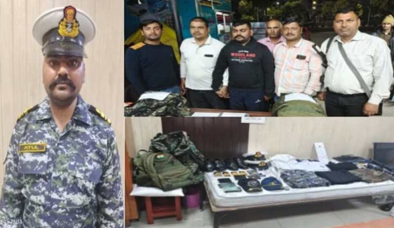 लेफ्टीनेंट कमांडर बनकर सेना में भर्ती के नाम पर ठगी, एसटीएफ ने नोएडा से पकड़ा