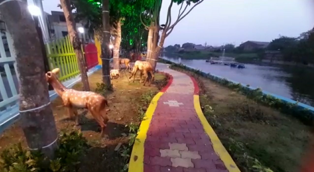 कमरहट्टी में 70 लाख की लागत से बने पार्क का उद्घाटन
