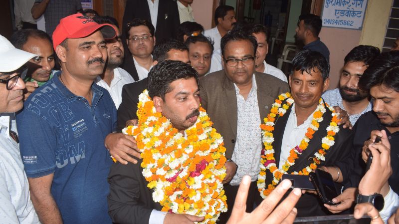 Gaurav becomes president of Dholpur Bar Association, wins by 58 votes