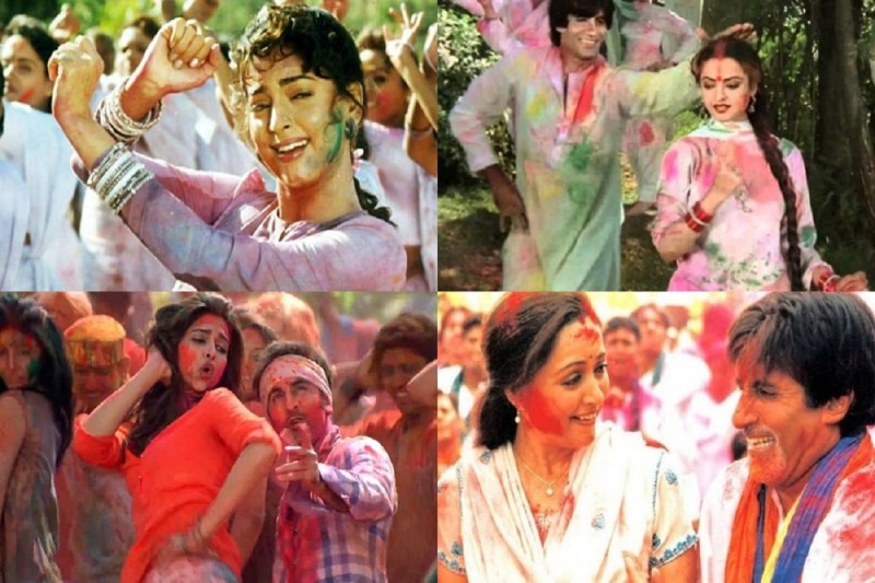 Bollywood Songs that glorify non consensual touching during Holi