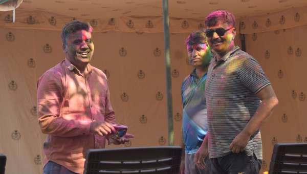  Holi festival in police line, officers danced to film songs... see photos