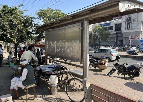 All the bus stops of the city are suffering from plight