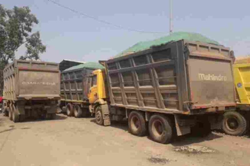 Bajari mining : अवधि पार ई-रवन्ना, अंकित मात्रा से अधिक बजरी परिवहन