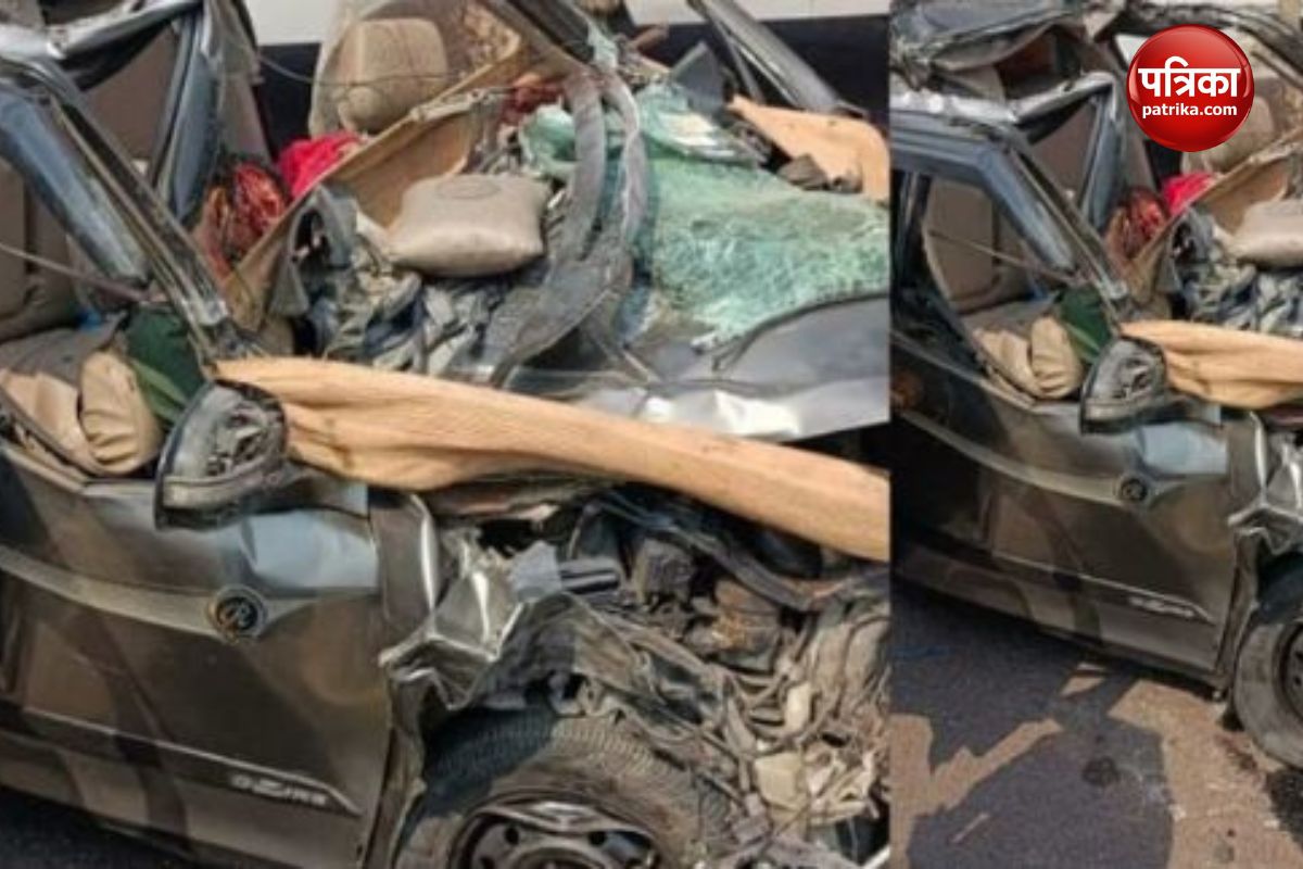 Accident on Purvanchal Expressway in Sultanpur