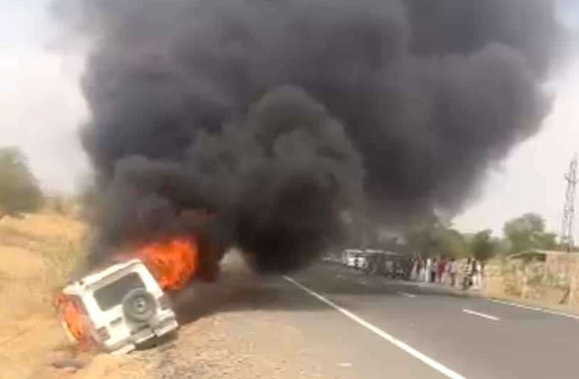 Barmer Accident: Bike hit by jeep, youth died