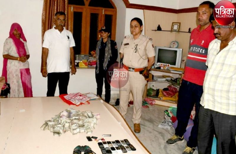 पाली में हिस्ट्रीशीटरों के ठिकानों पर छापे, 44 लाख रुपए व 22 वाहन जब्त, हिस्ट्रीशीटर गिरफ्तार